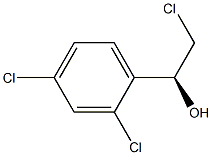 (S)-2,4-dichloro-a-(chloromethyl)-benzenemethanol Struktur