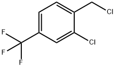 BENZENE, 2-CHLORO-1-(CHLOROMETHYL)-4-(TRIFLUOROMETHYL)- Struktur