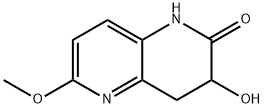 3-Hydroxy-6-methoxy-3,4-dihydro-1H-[1,5]naphthyridin-2-one Struktur