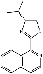 1-[(4R)-4,5-Dihydro-4-isopropyl-2-oxazolyl]isoquinoline Struktur