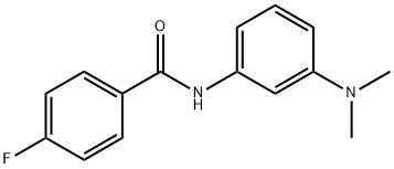 N-[3-(dimethylamino)phenyl]-4-fluorobenzamide Struktur