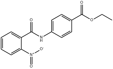 ethyl 4-{[(2-nitrophenyl)carbonyl]amino}benzoate Struktur