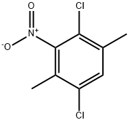 1,4-Dichloro-2,5-dimethyl-3-nitrobenzene Struktur