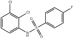 N-(2,3-dichlorophenyl)-4-fluorobenzenesulfonamide Struktur