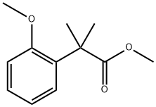 Methyl 2-(2-methoxyphenyl)-2-methylpropanoate Struktur