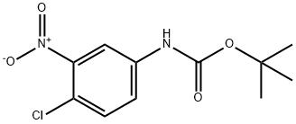 tert-butyl 4-chloro-3-nitrophenylcarbamate Struktur