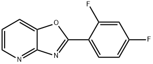 2-(2,4-Difluorophenyl)oxazolo[4,5-b]pyridine Struktur