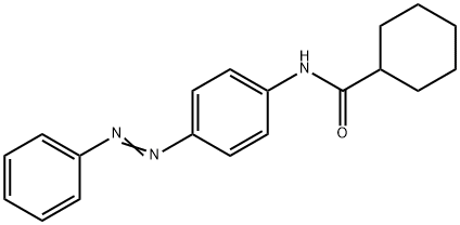 (E)-N-(4-(phenyldiazenyl)phenyl)cyclohexanecarboxamide Struktur