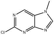 2-chloro-7-methyl-7H-Purine Struktur