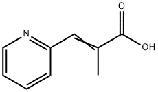 2-甲基-3-(吡啶-2-基)丙烯酸 結(jié)構(gòu)式