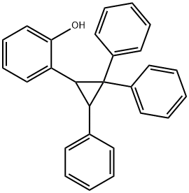 2-(2,2,3-Triphenylcyclopropyl)phenol Struktur