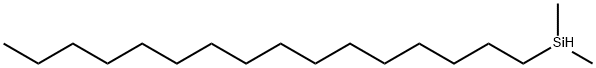 HexadecylDimethylsilane Struktur