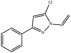 5-Chloro-3-phenyl-1-vinyl-1H-pyrazole Struktur