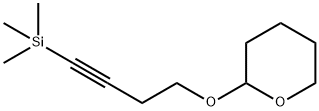 Tetrahydro-2-[[4-(trimethylsilyl)-3-butyn-1-yl]oxy]-2H-Pyran Struktur