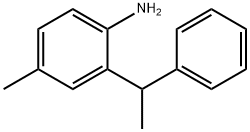 4-methyl-2-(1-phenylethyl)benzenamine Struktur