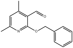 2-(benzyloxy)-4,6-dimethylpyridine-3-carbaldehyde Struktur