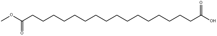 18-Methoxy-18-oxooctadecanoic acid Struktur