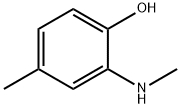 4-methyl-2-(methylamino)phenol Struktur