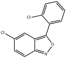 5-Chloro-3-(2-chlorophenyl)benzo[c]isoxazole Struktur