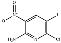 6-Chloro-5-iodo-3-nitropyridin-2-amine Struktur