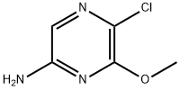 5-CHLORO-6-METHOXY-2-PYRAZINAMINE Struktur