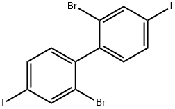 2,2'-Dibromo-4,4'-diiodo-1,1'-biphenyl Struktur