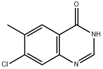 7-Chloro-6-methyl-3H-quinazolin-4-one Struktur