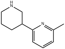 2-methyl-6-(3-piperidinyl)Pyridine Struktur