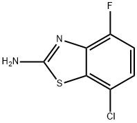 7-Chloro-4-fluorobenzo[d]thiazol-2-amine Struktur