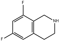 6,8-difluoro-1,2,3,4-tetrahydroisoquinoline Struktur