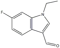 1-ETHYL-6-FLUORO-1H-INDOLE-3-CARBALDEHYDE Structure