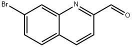 7-Bromo-quinoline-2-carbaldehyde Struktur