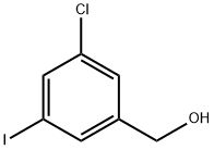 (3-chloro-5-iodophenyl)methanol Struktur