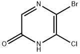 5-Bromo-6-chloro-2(1H)-pyrazinone Struktur