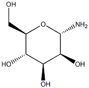 alpha-D-Mannopyranosylamine Struktur