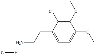 2-Chloro-3,4-dimethoxyphenethylamine hydrochloride Structure