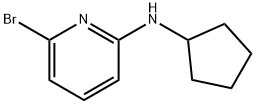 6-Bromo-N-cyclopentyl-2-pyridinamine Struktur