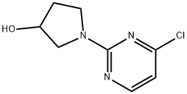 1-(4-chloropyrimidin-2-yl)pyrrolidin-3-ol Struktur