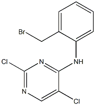 N-(2-(bromomethyl)phenyl)-2,5-dichloropyrimidin-4-amine Struktur