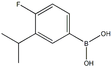 4-fluoro-3-isopropylphenylboronic acid Struktur