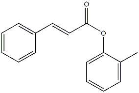 2-methylphenyl 3-phenylacrylate Struktur