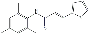 3-(2-furyl)-N-mesitylacrylamide Struktur