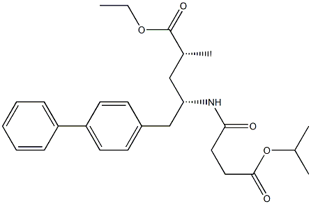 Ethyl (2R,4S)-4-([1,1'-biphenyl]-4-ylmethyl)-4-[4-(propan-2-yloxy)-4-oxobutanamido]-2-methylbutanoate