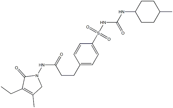 Glimepiride impurity Struktur