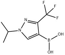 (1-Isopropyl-3-(trifluoromethyl)-1H-pyrazol-4-yl)boronic acid Struktur