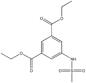 diethyl 5-(methylsulfonamido)isophthalate Struktur