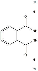 2,3-dihydrophthalazine-1,4-dione dihydrochloride Struktur