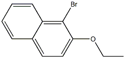 2-ethoxy-1-Bromonaphthalene Struktur