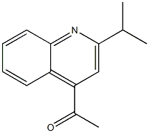 1-(2-isopropylquinolin-4-yl)ethanone Struktur