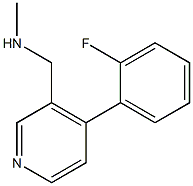 1-(4-(2-fluorophenyl)pyridin-3-yl)-N-methylmethanamine Struktur